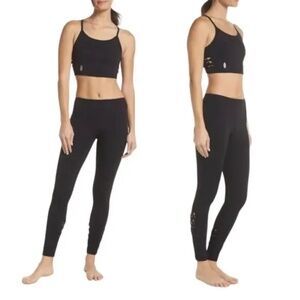 FREE PEOPLE Movement Revelation Leggings Black Sz Small